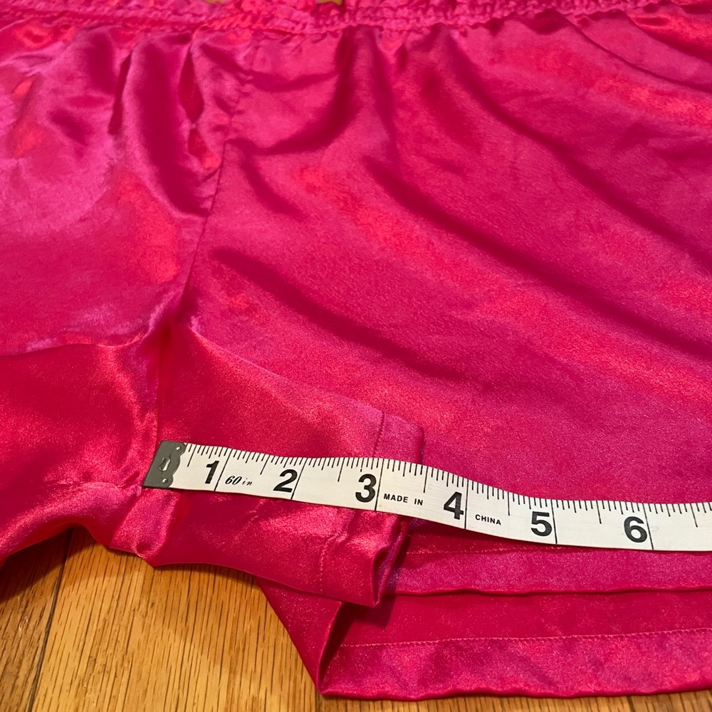Victoria’s Secret Gold Label Satin-like Pink Sleep Shorts - Picture 16 of 16